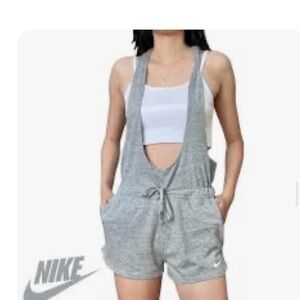 Nike Heather Gray Sleeveless Jumpsuit